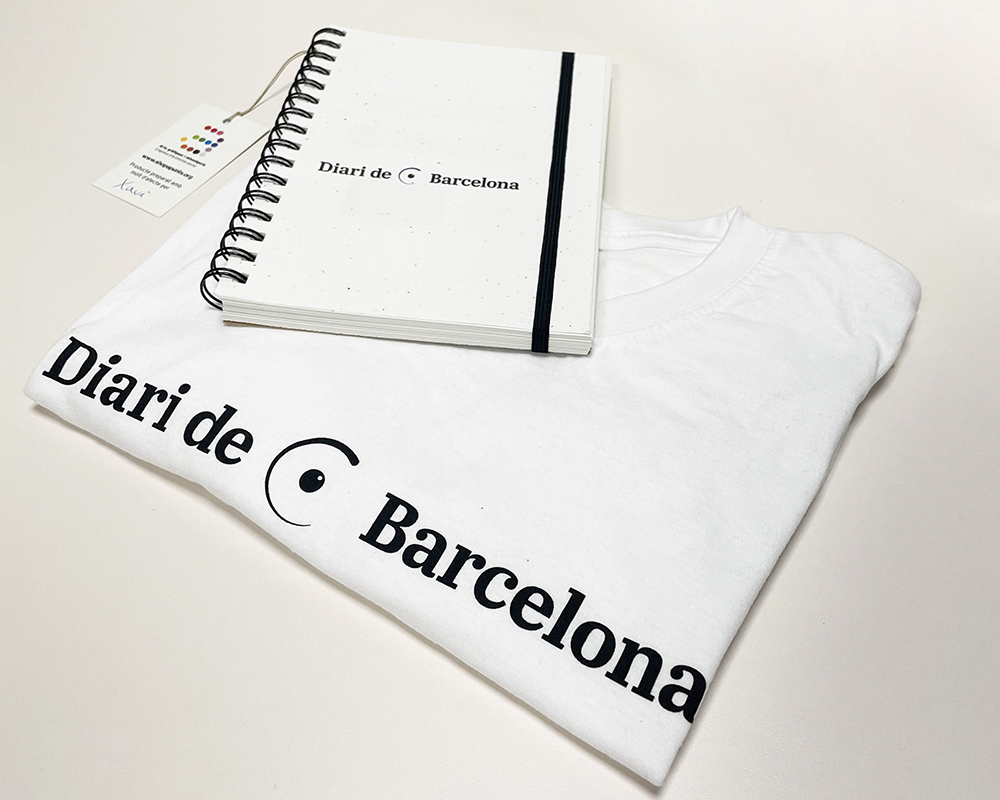 Preparamos material para Diari de Barcelona